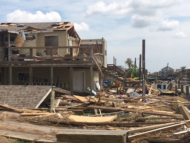 Help us give back to #HolidayBeachTX this is what the neighborhood looks like on Channelview #Rockport gofundme.com/holidaybeachfu…