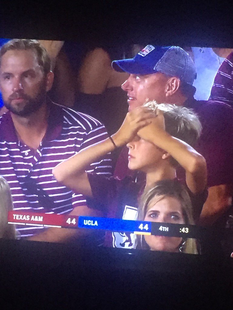 We flew out here for this?#GigEm