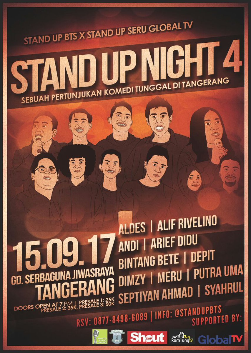 mata_kota's tweet photo. GIVE AWAY  3 Tiket Nonton Stand Up Night 4 bagi Anda yg beruntungcek Ignya hellotangerang @StandUpCiledug @StandupPamulang @StandUpKompasTV https://t.co/Y3lsf3hMqP