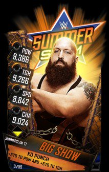 1ManBandTeam's tweet photo. Supercard updates Big Show's image. Next day @WWETheBigShow defiantly shaves his Beard #Giants #WWESuperCard #AnonymousPlayer https://t.co/AAyca79i0B