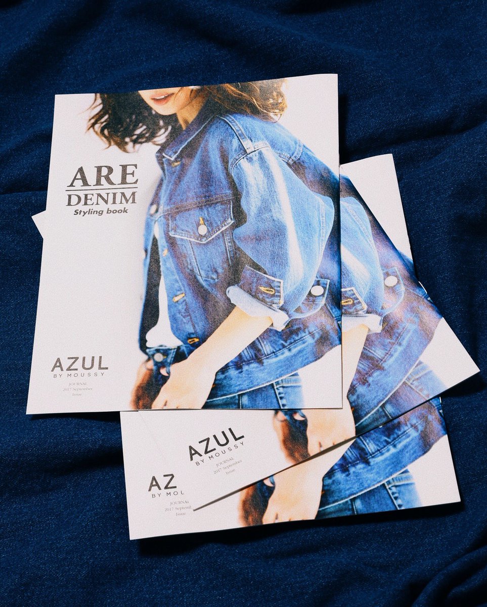 azul_by_moussy's tweet photo. 💙SHOP INFO💙
ただいまAZUL BY MOUSSY全店舗にてJOURNAL 2017 September Issueを配布中📖
#AREDENIM が神デニムと言われる理由など…盛りだくさんの内容となっております👀✨
ㅤㅤㅤㅤㅤㅤㅤ
#AZULBYMOUSSY https://t.co/vsEN2WBoBG
