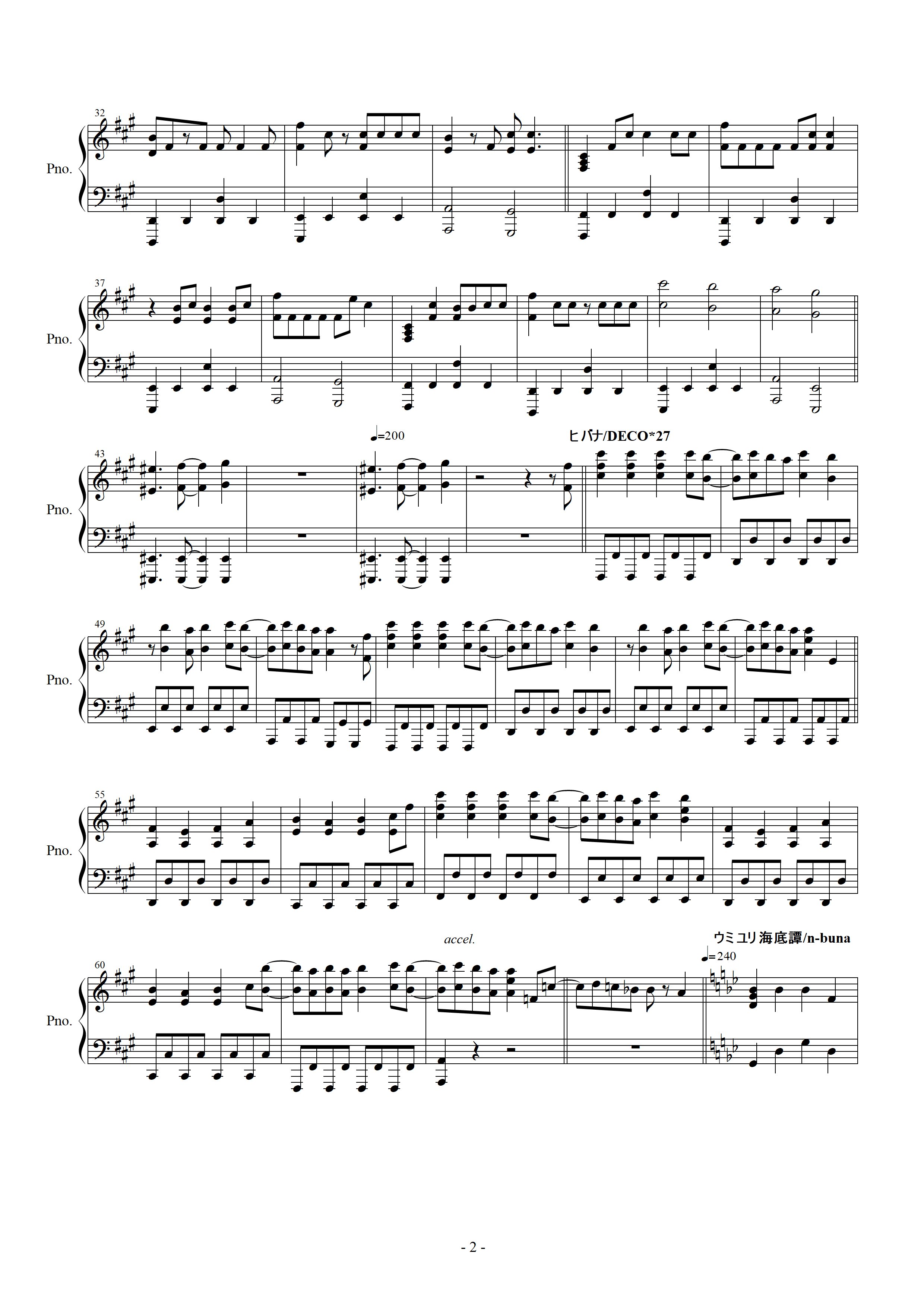 Yoshi Piano 楽譜公開します ボカロメドレーです 1 4 ミス等ありましたら報告お願いします 初音ミク10周年 初音ミク生誕祭17 ピアノ 楽譜 メドレー Youtube T Co Fuukztm1pf T Co Ztehnrj23u Twitter
