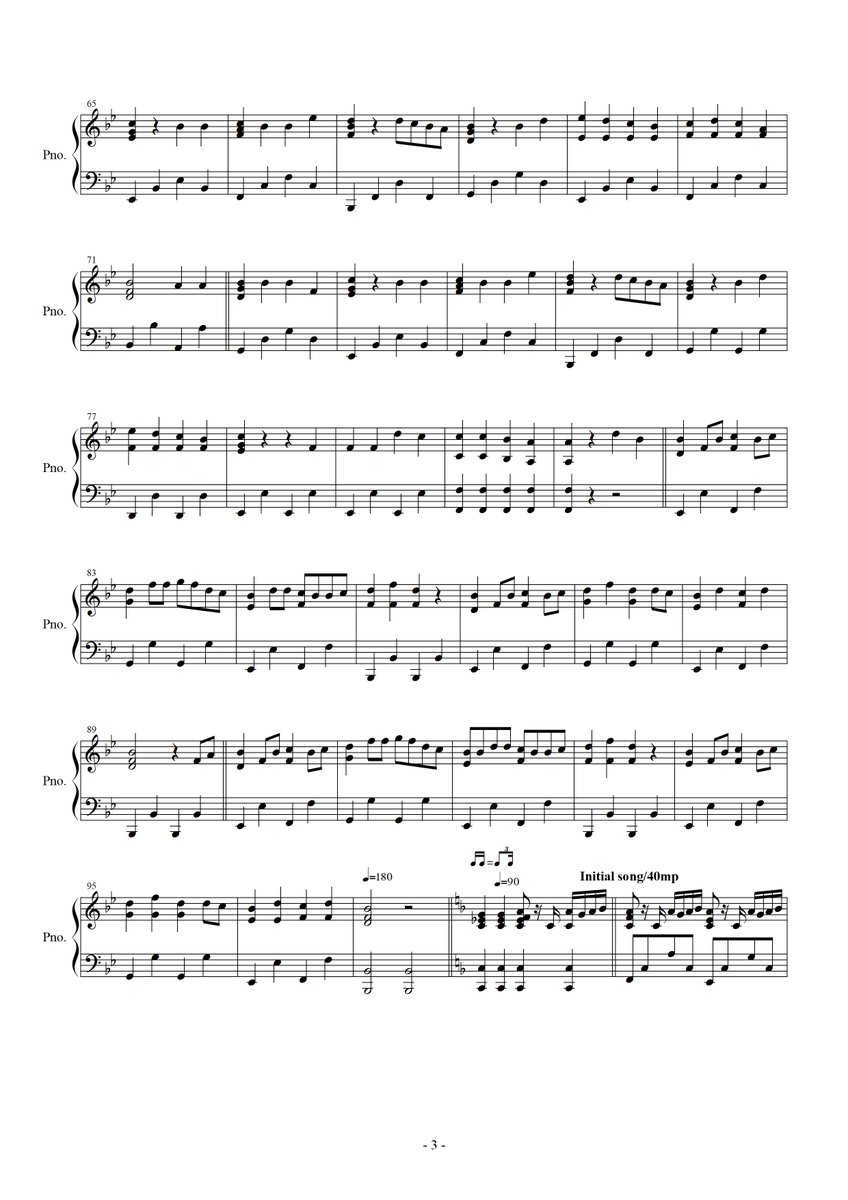 Yoshi Piano 楽譜公開します ボカロメドレーです 1 4 ミス等ありましたら報告お願いします 初音ミク10周年 初音ミク生誕祭17 ピアノ 楽譜 メドレー Youtube T Co Fuukztm1pf T Co M30f7kweyt