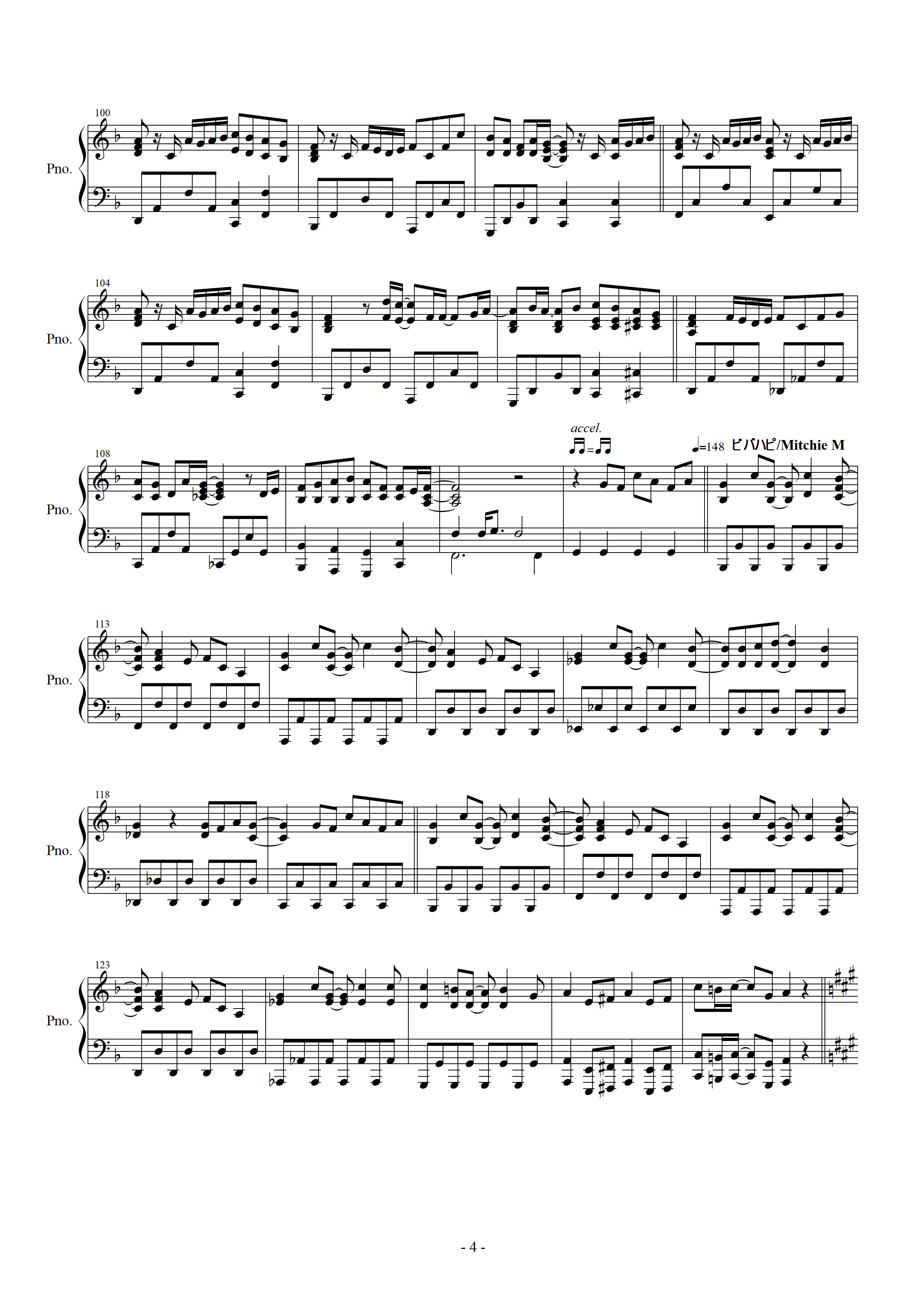 Yoshi Piano 楽譜公開します ボカロメドレーです 1 4 ミス等ありましたら報告お願いします 初音ミク10周年 初音ミク生誕祭17 ピアノ 楽譜 メドレー Youtube T Co Fuukztm1pf T Co Ztehnrj23u Twitter