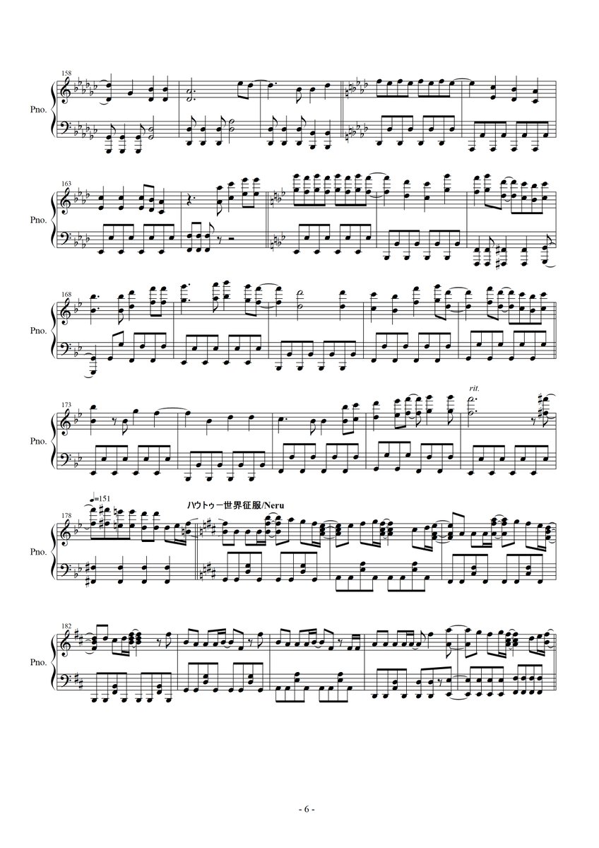 Yoshi Piano در توییتر ボカロメドレーです ５ ８ 初音ミク10周年 初音ミク生誕祭17 ピアノ 楽譜 メドレー Youtube T Co Fuukztm1pf