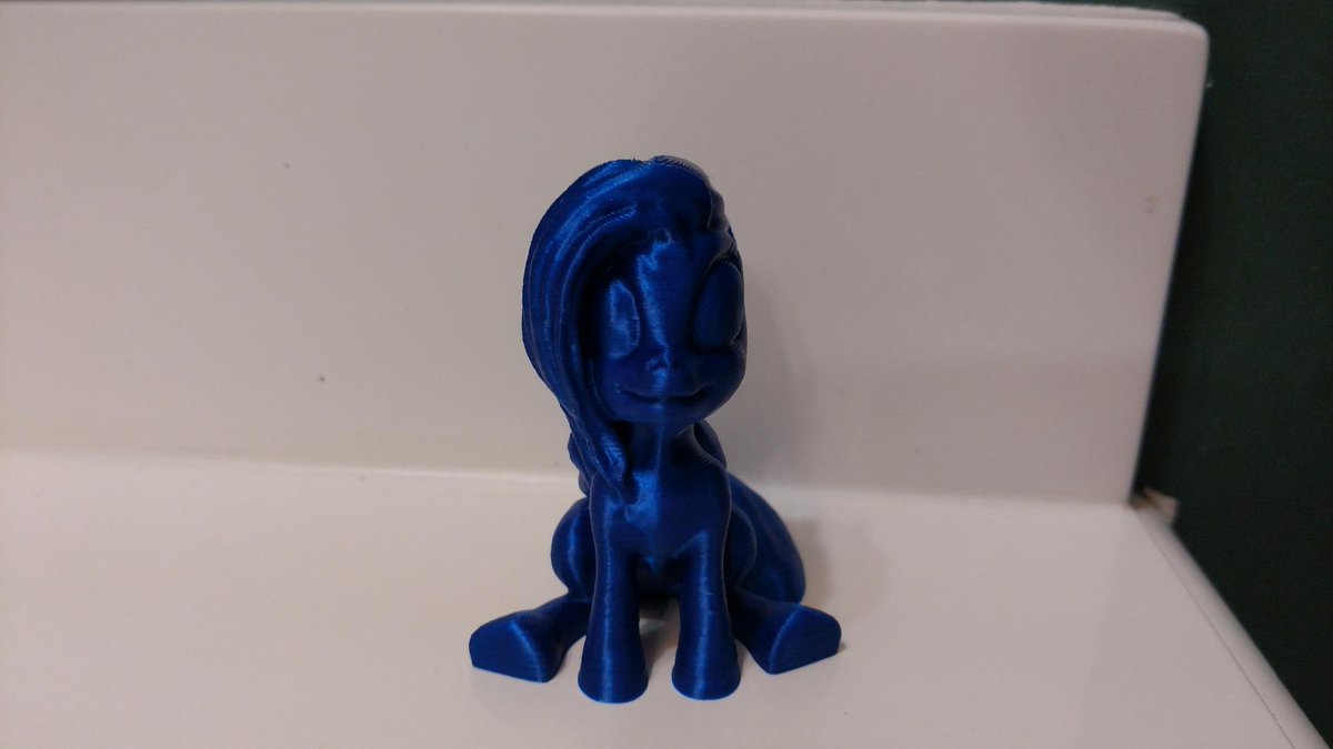 3DMarsFilament's tweet photo. I really like it !! 
🙋‍♀️Printing from Riskable with 3D Mars deep blue pla filament .
#Mars #printing #3dmars #3Dprint #DIY #3Dprinter https://t.co/j7JpzyRyOE