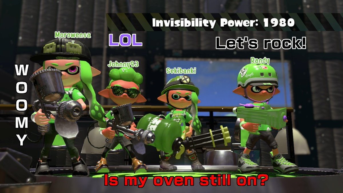 Morowensa's tweet photo. Want to check on that, sweetheart? #TeamInvisibility #Splatfest #Splatoon2 #NintendoSwitch https://t.co/IabqdtSiI6