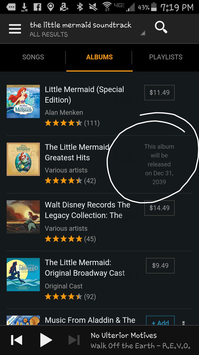 ShealaghB's tweet photo. @amazonmusic  December 31, 2039?! Really Amazon?! https://t.co/p3EdLCoB7C