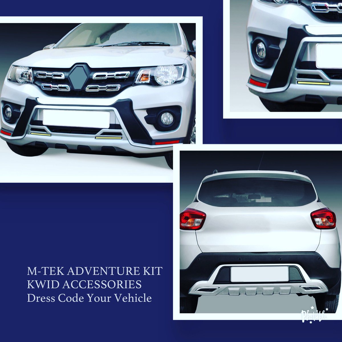 MTekEng's tweet photo. ACCESSORIES for KWID
#Cars #Accessories  #travel #carcare #mtek #bumperguard #engineer #kwid #RenaultKwid #India #Pune  #mumbai #banglore https://t.co/iDkdTzygX4