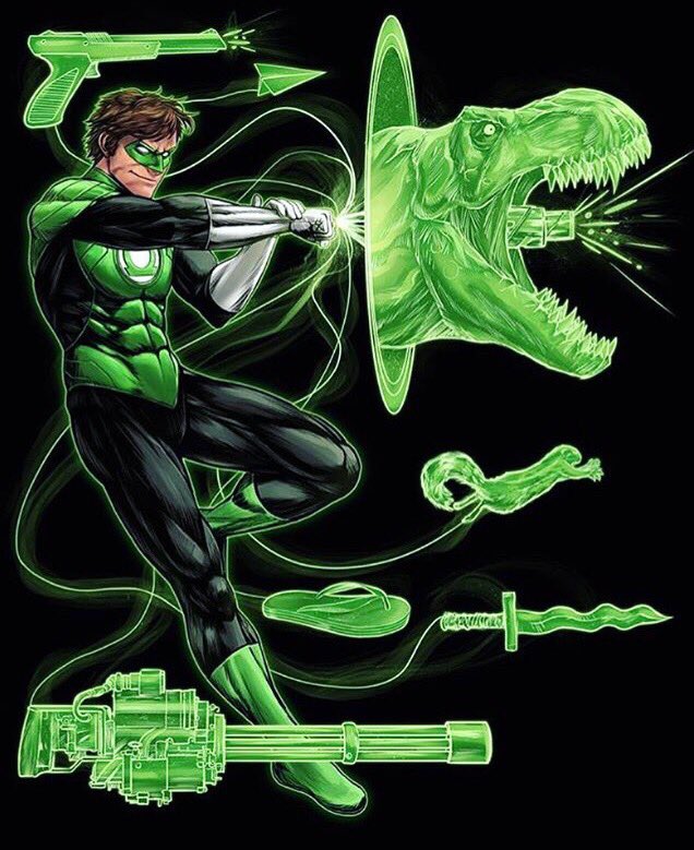 AlternateRealms's tweet photo. If you could make a Lantern construct of ANYTHING what would you make? #greenlantern #dccomics #laterncorps https://t.co/GcjMcgJkaH