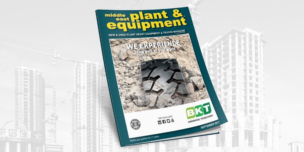 plantnequipment's tweet photo. Middle East Plant &amp; Equipment - September 2017 is now online #heavyequipment #Wheel_loader #Dozer #Forklift #Mining https://t.co/NHFnQA39Yn https://t.co/OiCAXZnm7n