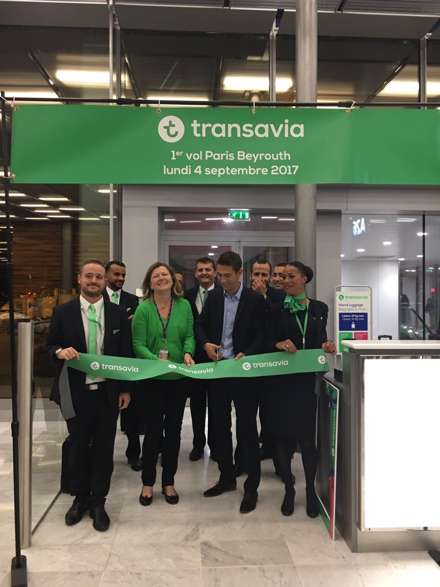 HerveKozar's tweet photo. Live from #Orly: aujourd'hui, j'ai le plaisir d'inaugurer notre nouvelle ligne Paris -> #Beyrouth avec @transaviaFR #Liban @ParisAeroport https://t.co/OQ1zMziDbF