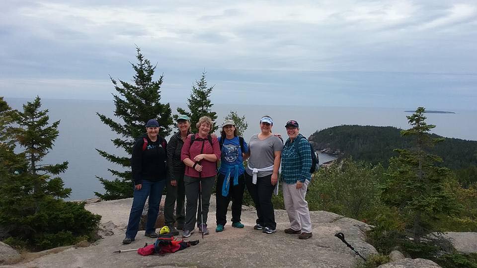 On top of Gorham Mtn, Acadia Nat'l Forest, Bar Harbor, Maine. #hiking #maine