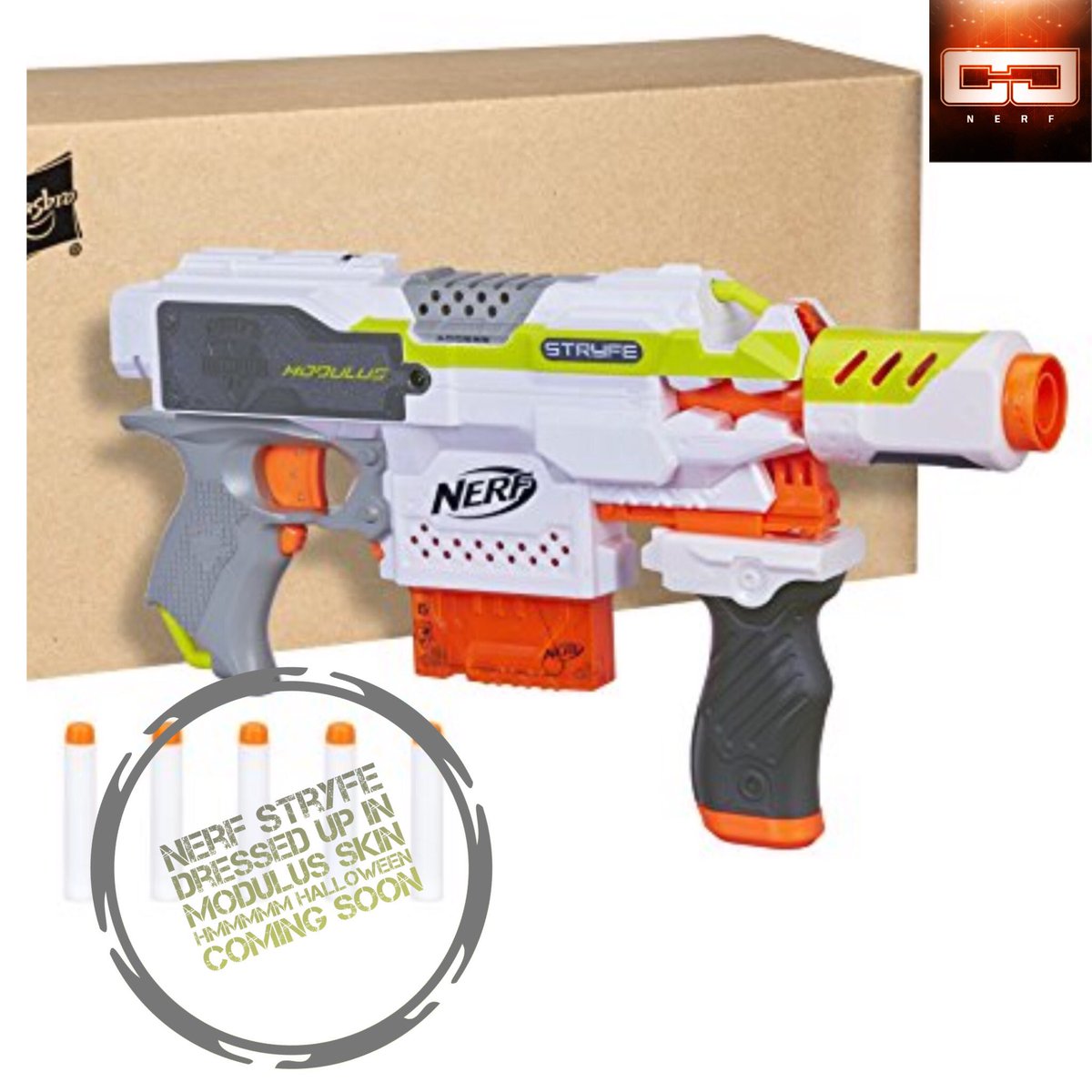 CjNerf's tweet photo. Nerf Modulus Series About to Give Birth #stryfe #nerf #nerfgun #nerfnation #nerfstryfe #nerfblaster https://t.co/ErbTQHUuSQ
