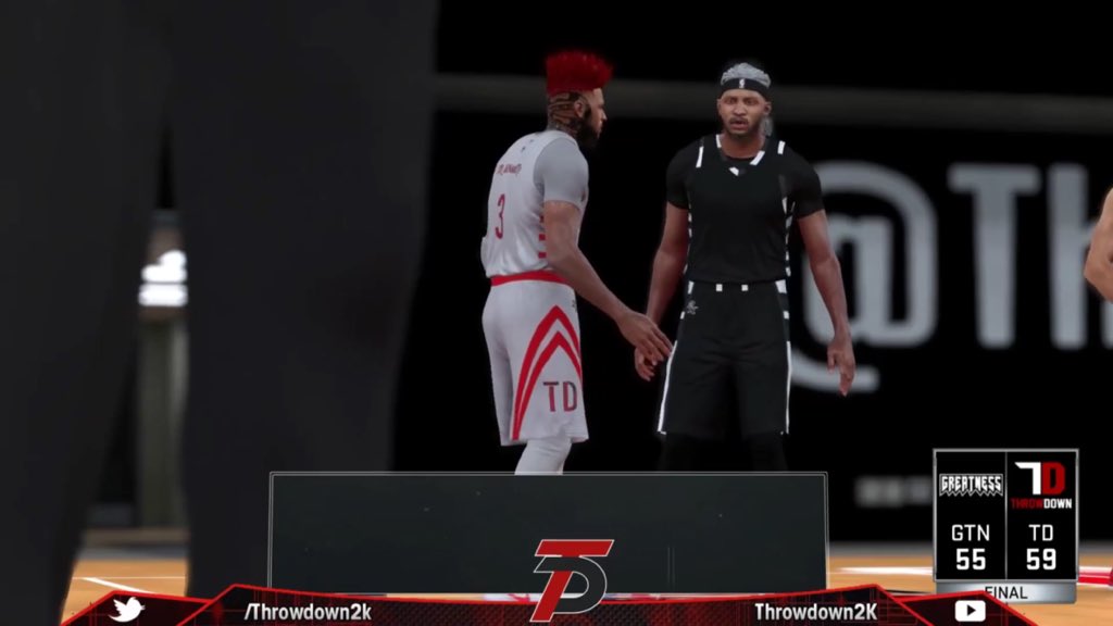 ProAmInsiderSBM's tweet photo. @Throwdown2k @FearGlizzy @MPBA2K @OGKINGCURT @2KProAmInsider @WalkOnWarriors @youFamousEnough @iDevGoss @Mootyy2K @LetsBallUp_ #MPBA PS4 SL Finals Game 3 Update
Greatness suffers from connection errors as Throw Down wins 59-55. TD 2-1 
Game 4 tips now! @Bigron512 https://t.co/BsJoHm3bdp