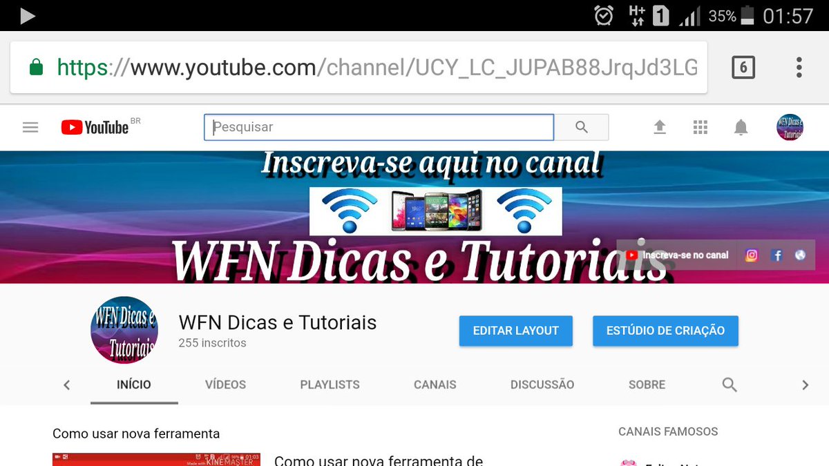 wesleywfn0914's tweet photo. #tecnodia
#WFNDicaseTutoriais
https://t.co/ooYN4hNJBJ
Galera passa lá no canal e inscreva-se e dê aquele like pra ajudar,Obrigado a todos https://t.co/H7IgsF7UGt