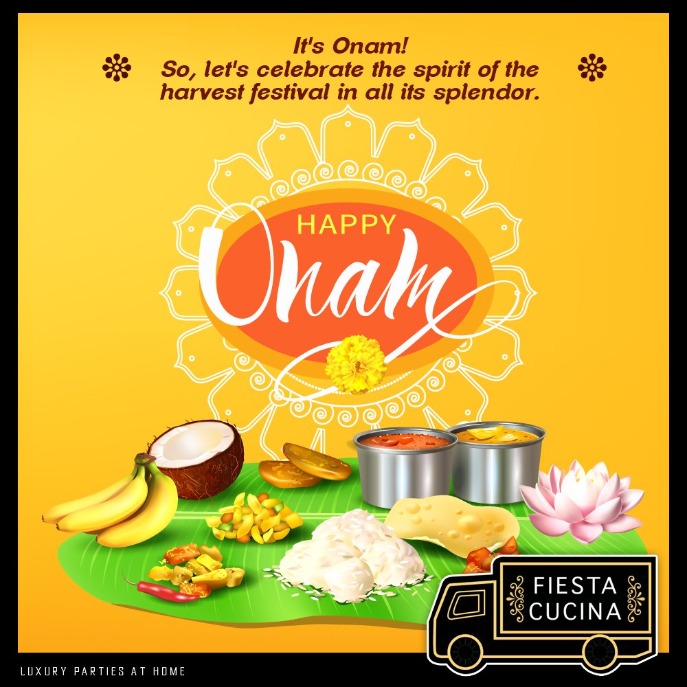 FiestaCucina's tweet photo. Team #FiestaCucina wishes you all a very happy Onam. May this #Onam find you and your family in good health. #HappyOnam #HappyOnam2017 https://t.co/jiC7yS6nkg