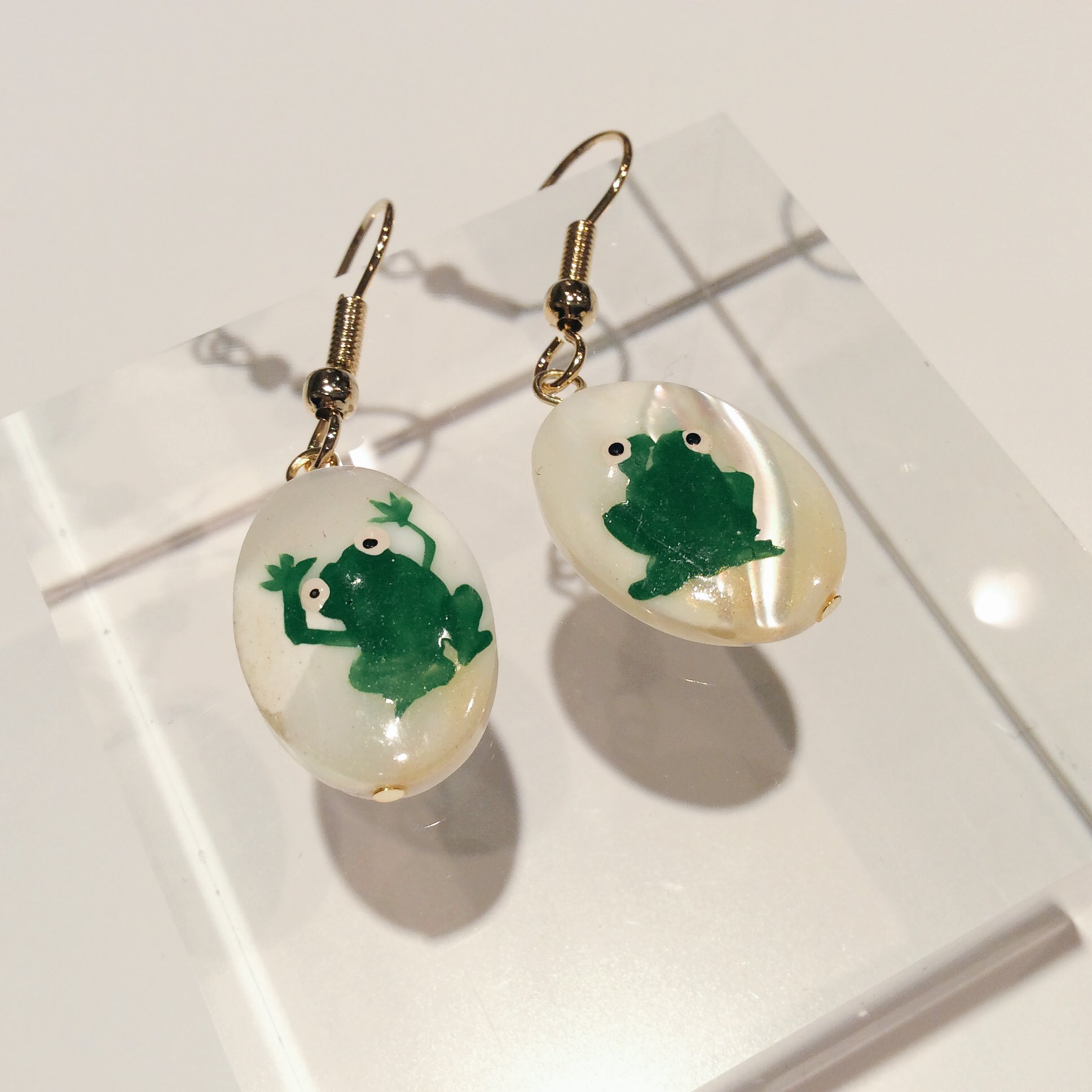 エ霞(えがすみ) 文様 / monyo / 2p KANAME 金目 Earring Pierce