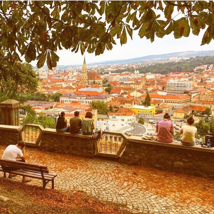 PositiveRomania's tweet photo. View of the Cluj-Napoca city from the citadel 
#Romania https://t.co/4LxUWL92pD