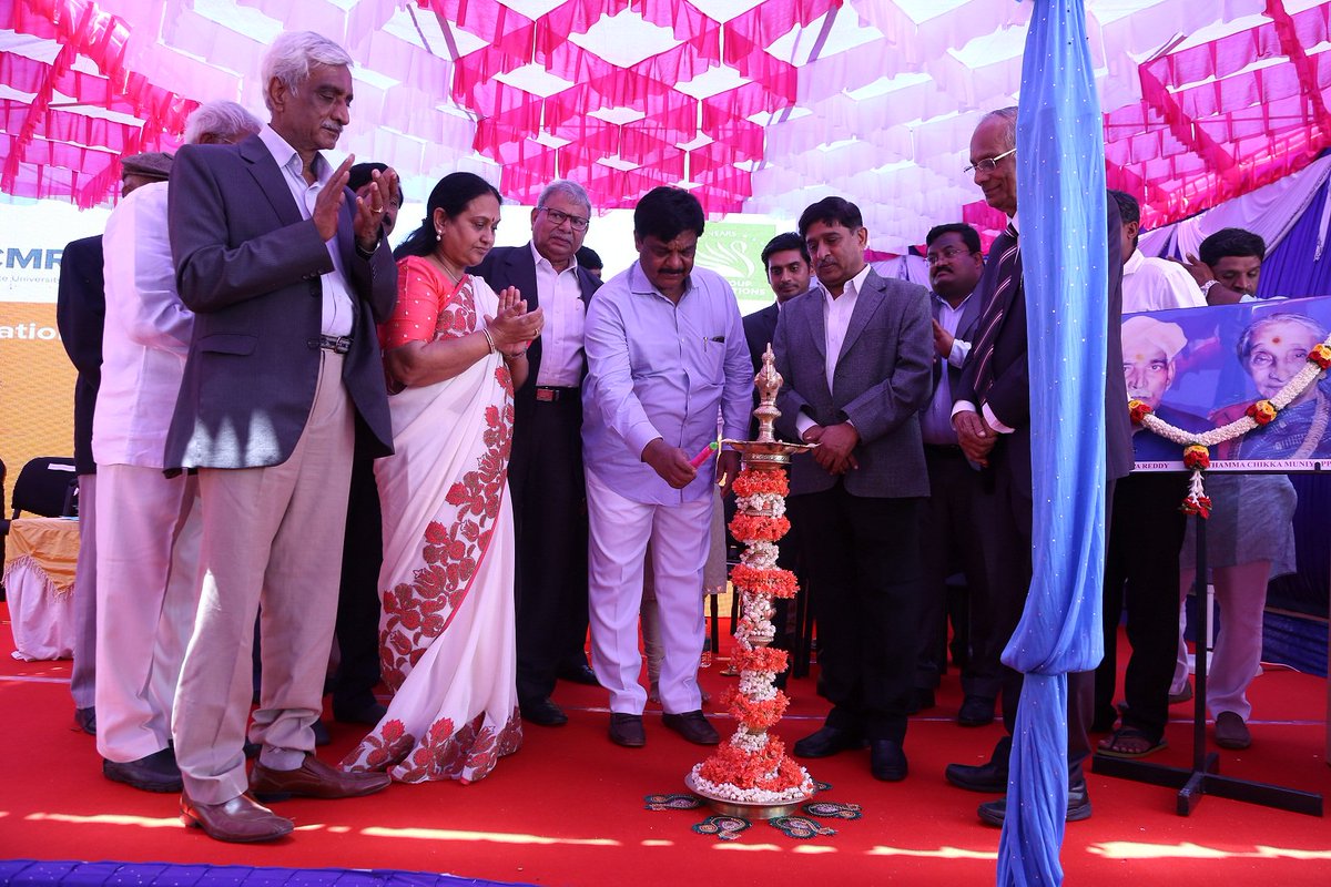 CMRUniversity's tweet photo. New #Engineering Block inaugurated by Dr. H.C. Mahadevappa, Keishna Byre Gowda, KC Ramamurthy and Sabitha Ramamurthy #CMRUniversity https://t.co/EwSg6FuKhJ