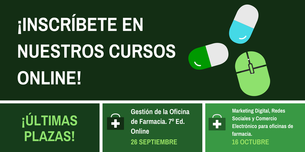 EscuelaCF's tweet photo. #FelizLunes ¡Adáptate a la nueva Farmacia! Inscríbete en nuestros cursos ➡ https://t.co/x63Vvqiq3q 😃 #MarketingDigital https://t.co/aE0hipGnFB