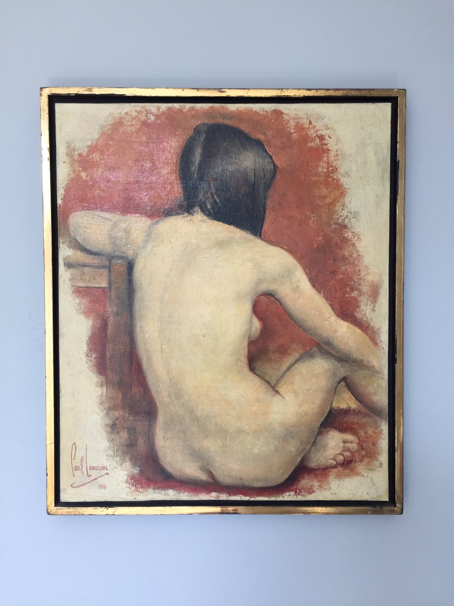Push_Pull_Store's tweet photo. Mid Century French Painting // £225 https://t.co/cNK5jZ6E7Q
