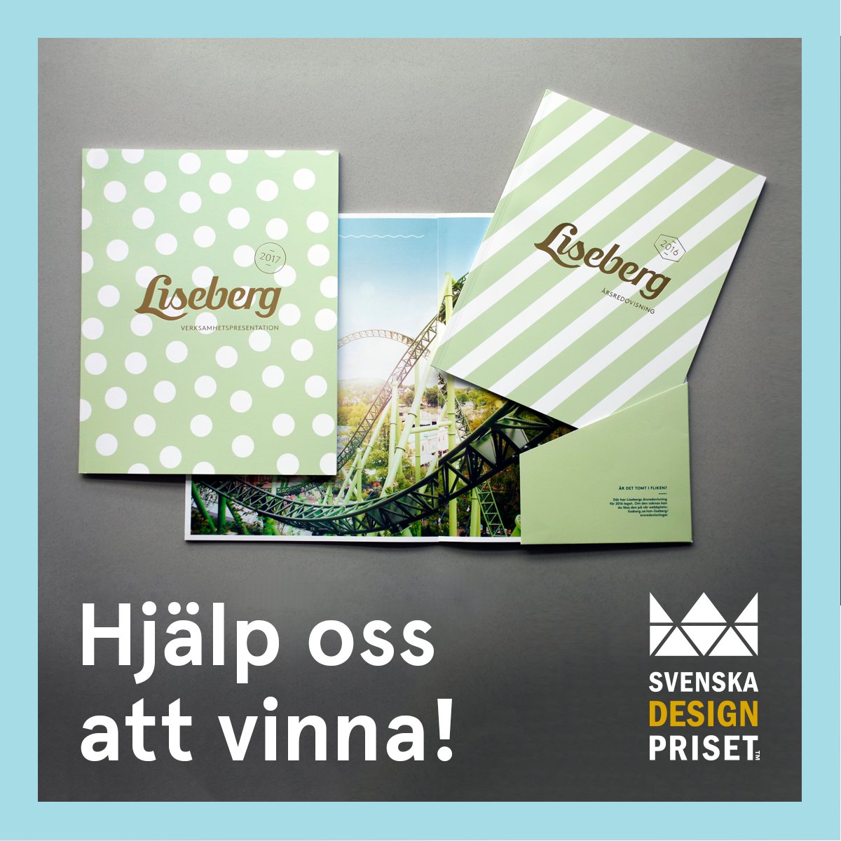 Rubrik_SE's tweet photo. In och rösta på Lisebergs årsredovisning och kundtidningen Göteborgs skärgård i Svenska Designpriset! #designpriset https://t.co/1QF4x8rUnQ https://t.co/Oz1eKeuAJn
