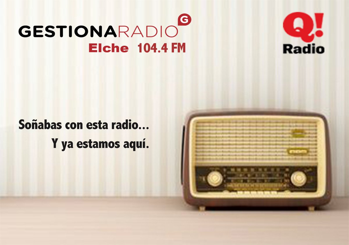 Onda_ilicitana's tweet photo. Ya podéis seguirnos en Instagram: Gestiona Radio Elche. ¡Saludos para todos! 😉 #gestionaradioelche #elche #felizlunes https://t.co/PsMiTZHObY