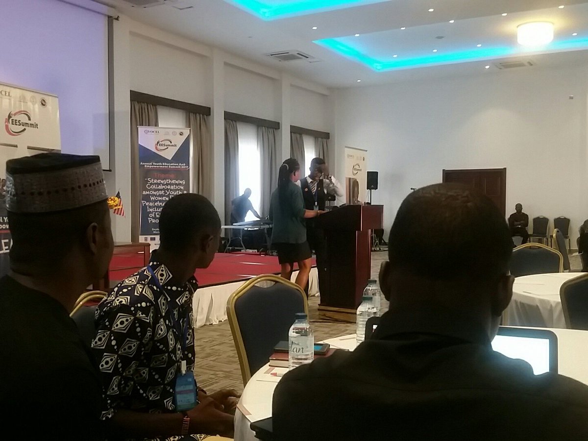 edithasamani's tweet photo. @Eniimartey is MCing the opening of the #AYEESUMMIT @AYEESummit @GPforEducation @USAIDLiberia @RestlessDev @Planliberia https://t.co/UHfk1QIn2O