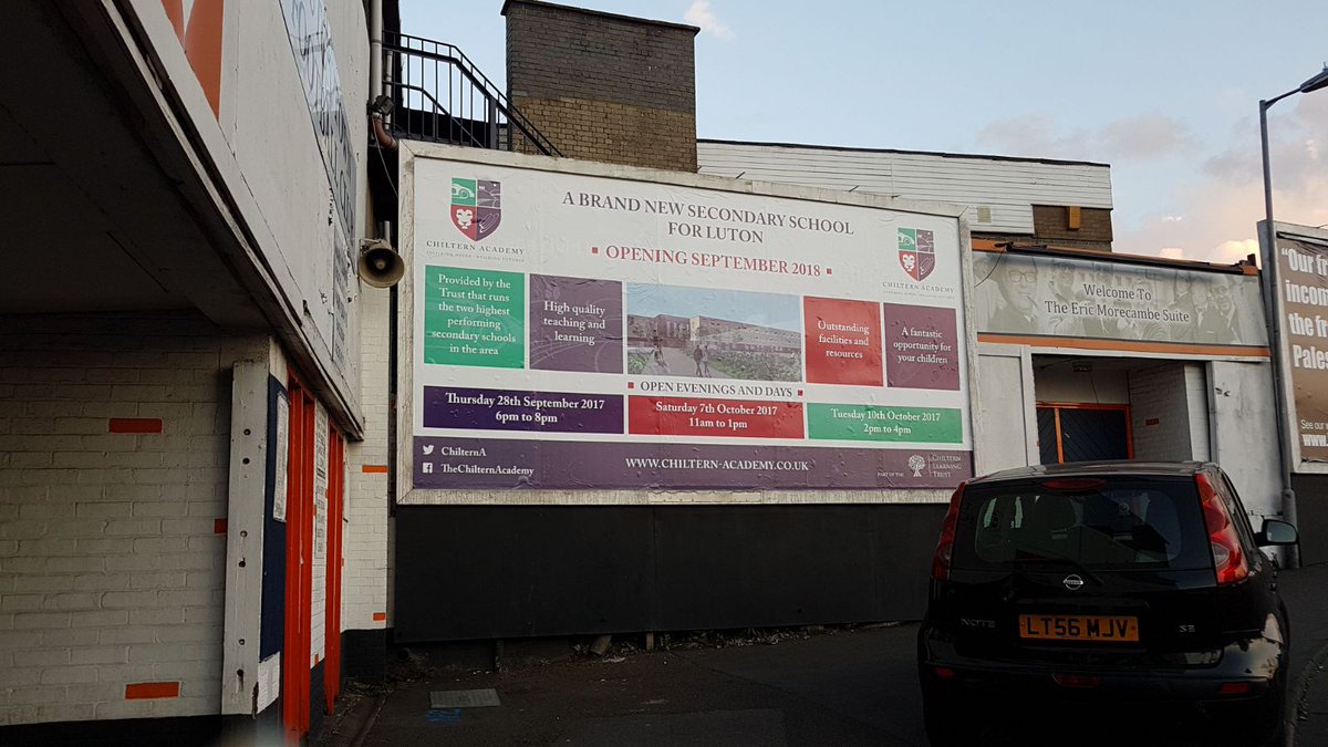 CILuton's tweet photo. It's not everyday a new school opens in #Luton. Visit an open evening/day to find out more about the @ChilternA @ChilternLT #Luton #CILuton https://t.co/LFKOWleKVw