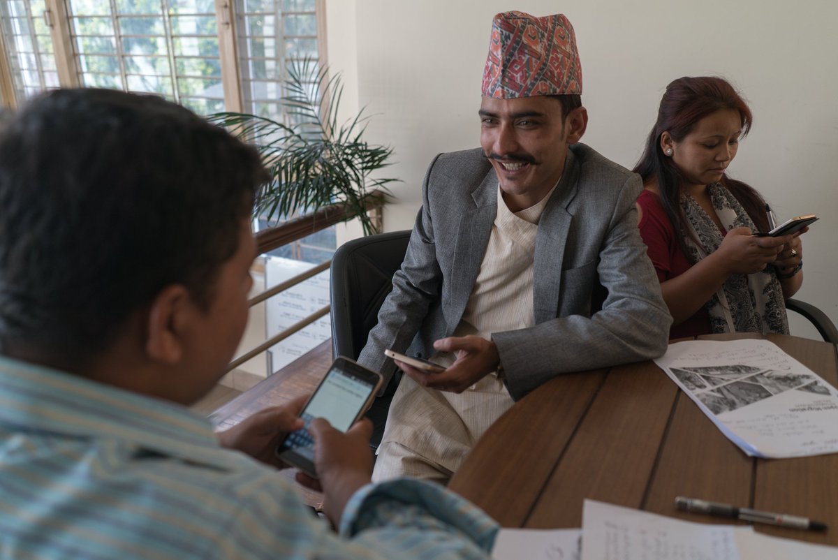 CivActs's tweet photo. #CitizenHelpdesk is going to conduct 2nd round perception survey on migration. A training session was conducted to use #KoboApp #MockSession https://t.co/QSfgdLIMr9
