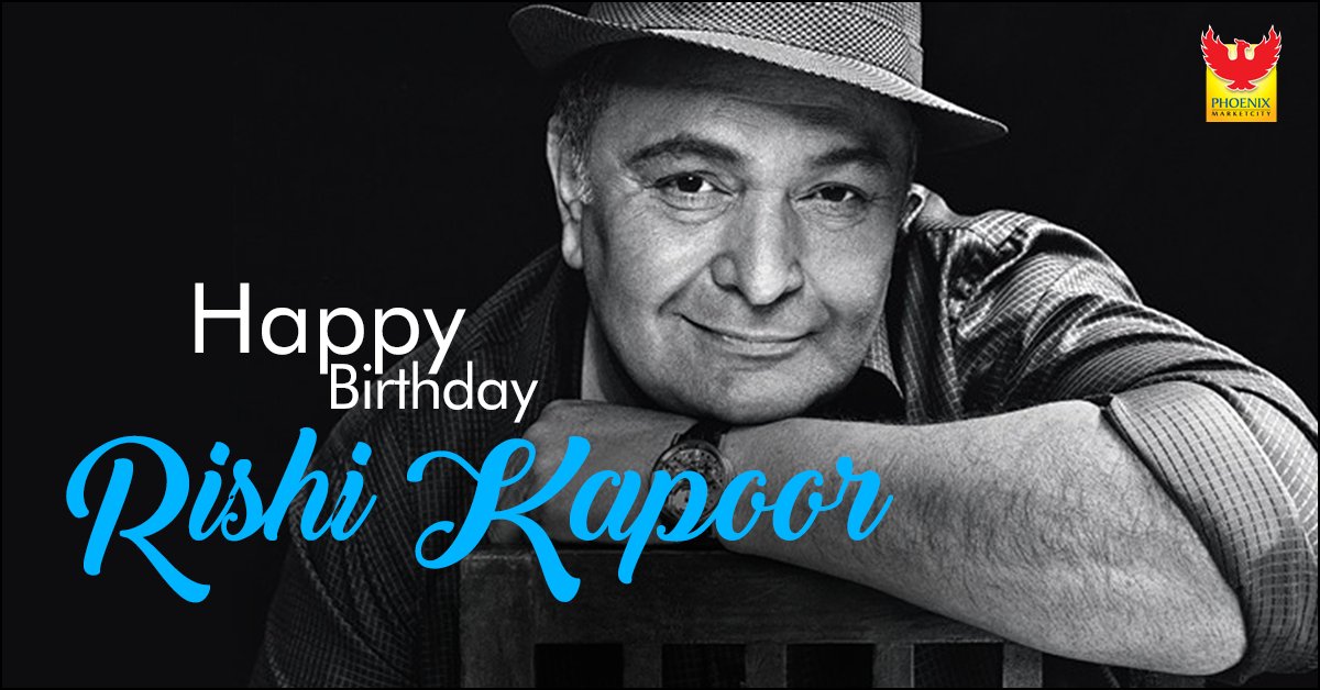Happy birthday to the \Chintu\ of Bollywood - None other than Mr. Rishi Kapoor ( himself! 