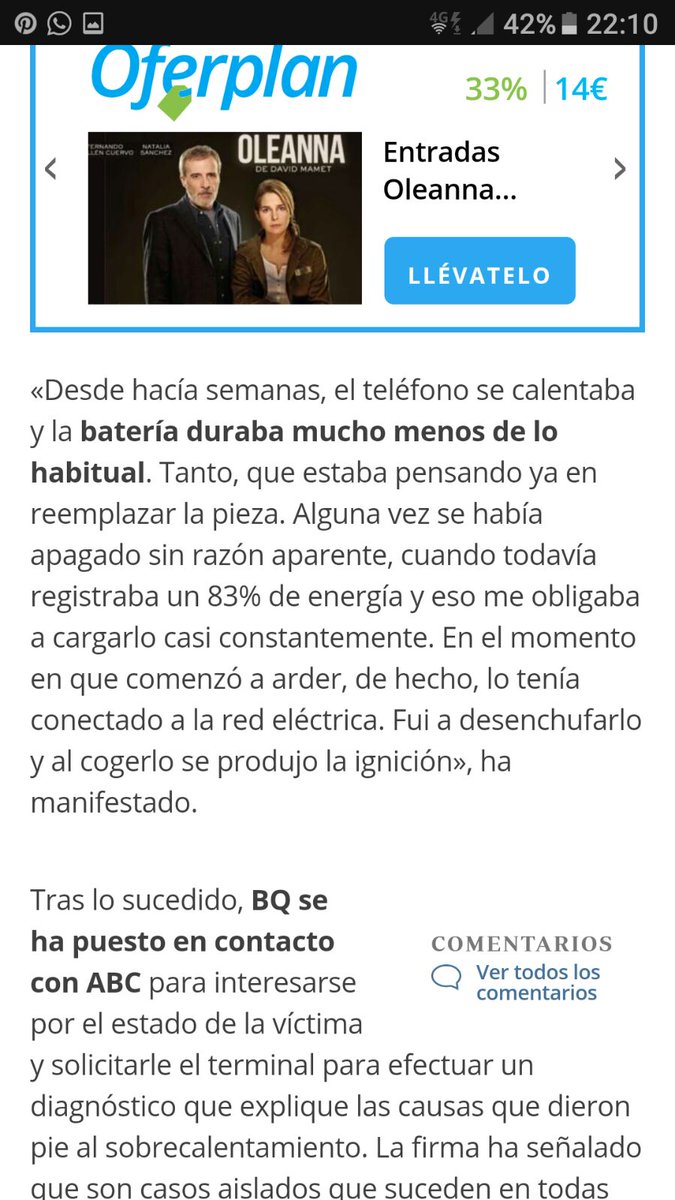 Leucipa13's tweet photo. @bq_soporte esa persona describía que hacia varios dias el movil le estaba dando problemas y esos mismos signos le ocurren al mio... https://t.co/FpBKiUGRgV