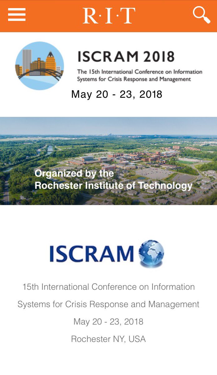 ISCRAM tweet media