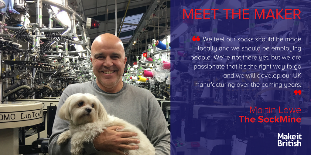 #MeetTheMaker We interview Martin Lowe from sock makers @SockMine about #Reshoring to the UK #UKmfg bit.ly/2eUvYvR