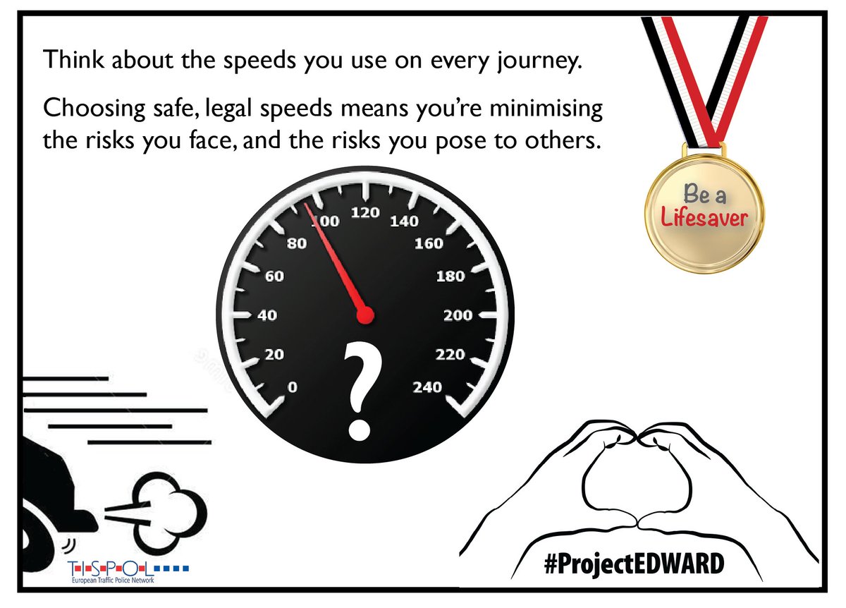 IAM RoadSmart encourages using safe and appropriate speeds for the conditions 

#ProjectEDWARD projectedward.eu 
<a href="/TISPOLorg/">@TISPOLorg</a> <a href="/ETSC_EU/">European Transport Safety Council</a>