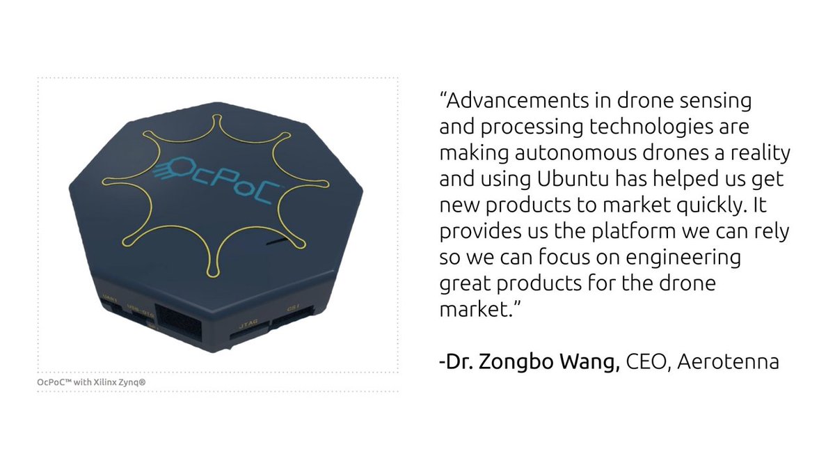 ubuntu's tweet photo. Here's how @aerotenna use #Ubuntu to power their award winning #drone technology #CaseStudy https://t.co/Gwg84cFsIH https://t.co/NUTn6lEfOI