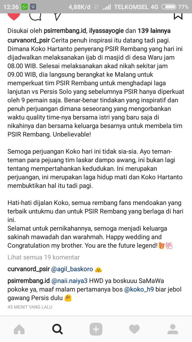 psirfans_1950's tweet photo. samawa koko hartanto dan istrinya terimakasih totalitasnya
 #psirday https://t.co/E85sMc7izP