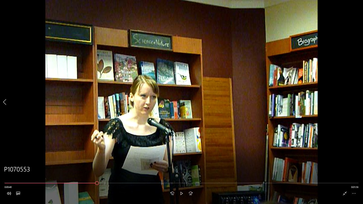 colettephair's tweet photo. Me reading from #InYourShadow at #LaurelBooks with @RedBridgePress for Beast Crawl #Oakland #summerhair #newbook https://t.co/uysNO2jWb7