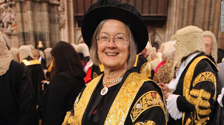 Today Brenda Hale becomes president Supreme Court. With the Queen &amp; PM we've 3 women at the top for the first time. Just need an archbish...