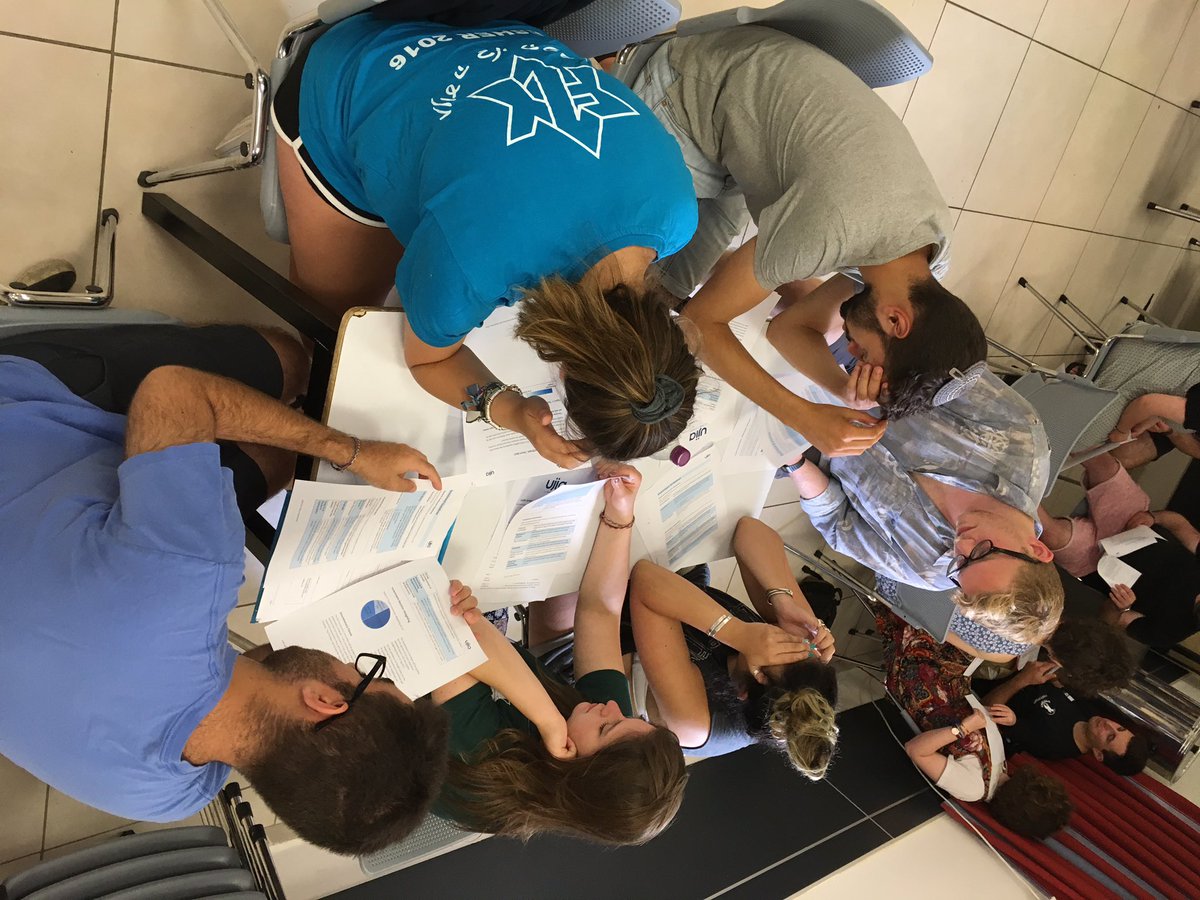 robinmoss86's tweet photo. Learning about @UJIAcharity's work in Israel by simulating social impact investment decisions on #Chazon2017 https://t.co/5GYB93v6Js
