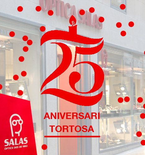 Optica_Salas's tweet photo. L'establiment d'@Optica_Salas a Tortosa ja té 25 anys! https://t.co/NaytTYqaO6