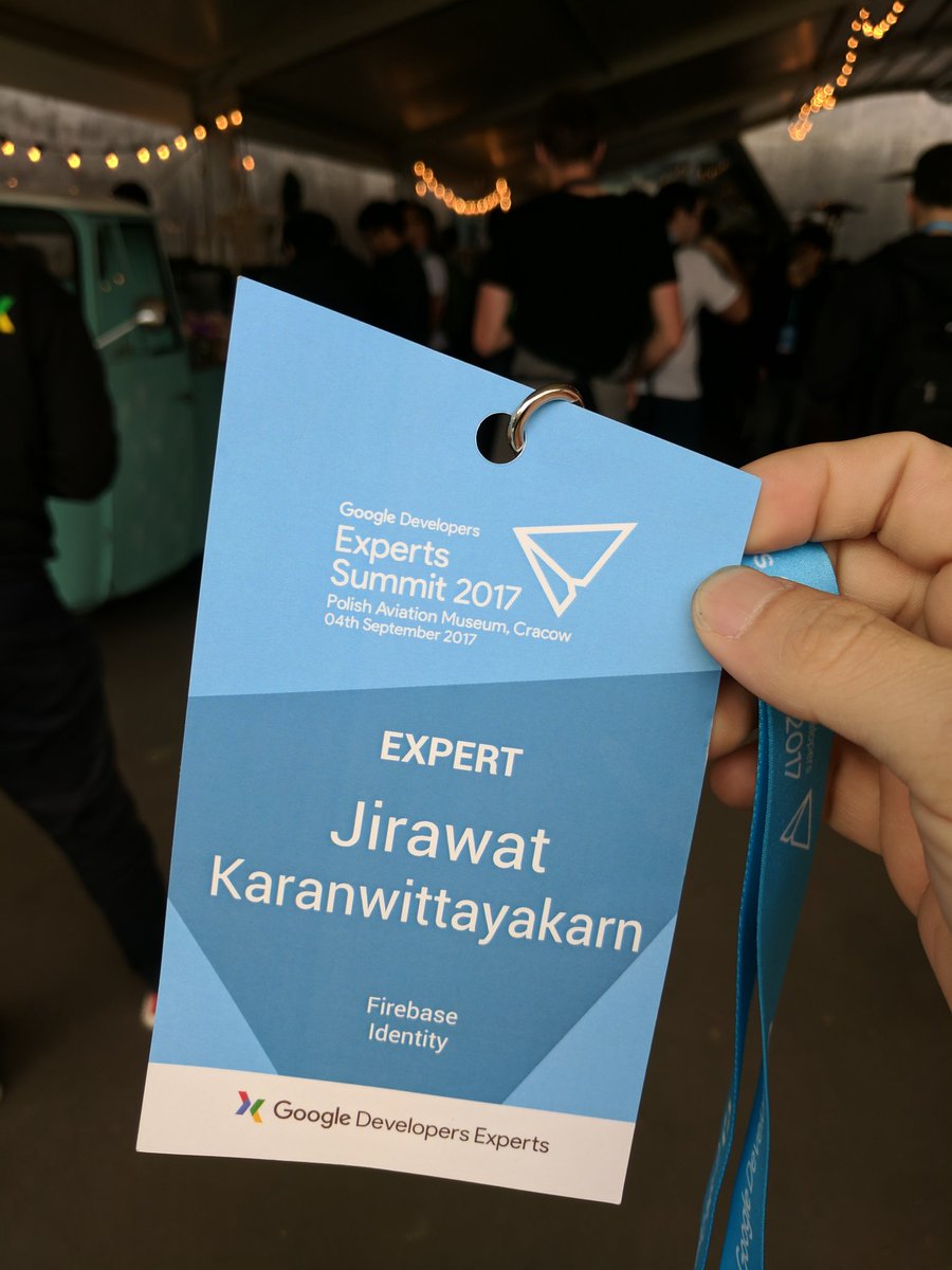 Jirawatee's tweet photo. Start my first working day at Google Developer Experts Summit 2017. #FirebaseGDE #Experts #GDESummit #GDE https://t.co/8XcQZFyCR6