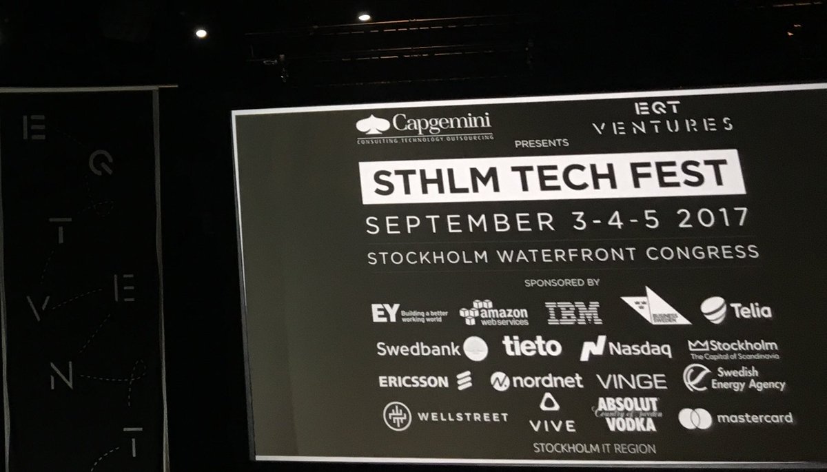 Let's do this #sthlmtechfest