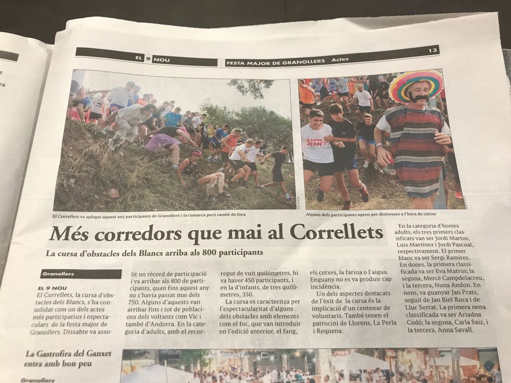 correllets's tweet photo. Avui a @EL9NOU_VOr el #correllets2017 ๐ https://t.co/0iW8UHYeXQ
