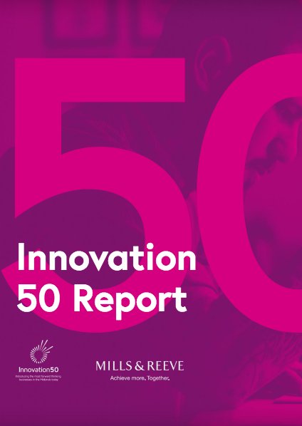 innovation_50's tweet photo. We're live! The #Midlands' inaugural Innovation50 is downloadable - see who made the index! https://t.co/D4eHs7F6OY #MRInno50 @MillsandReeve https://t.co/4fXZFAPHnZ
