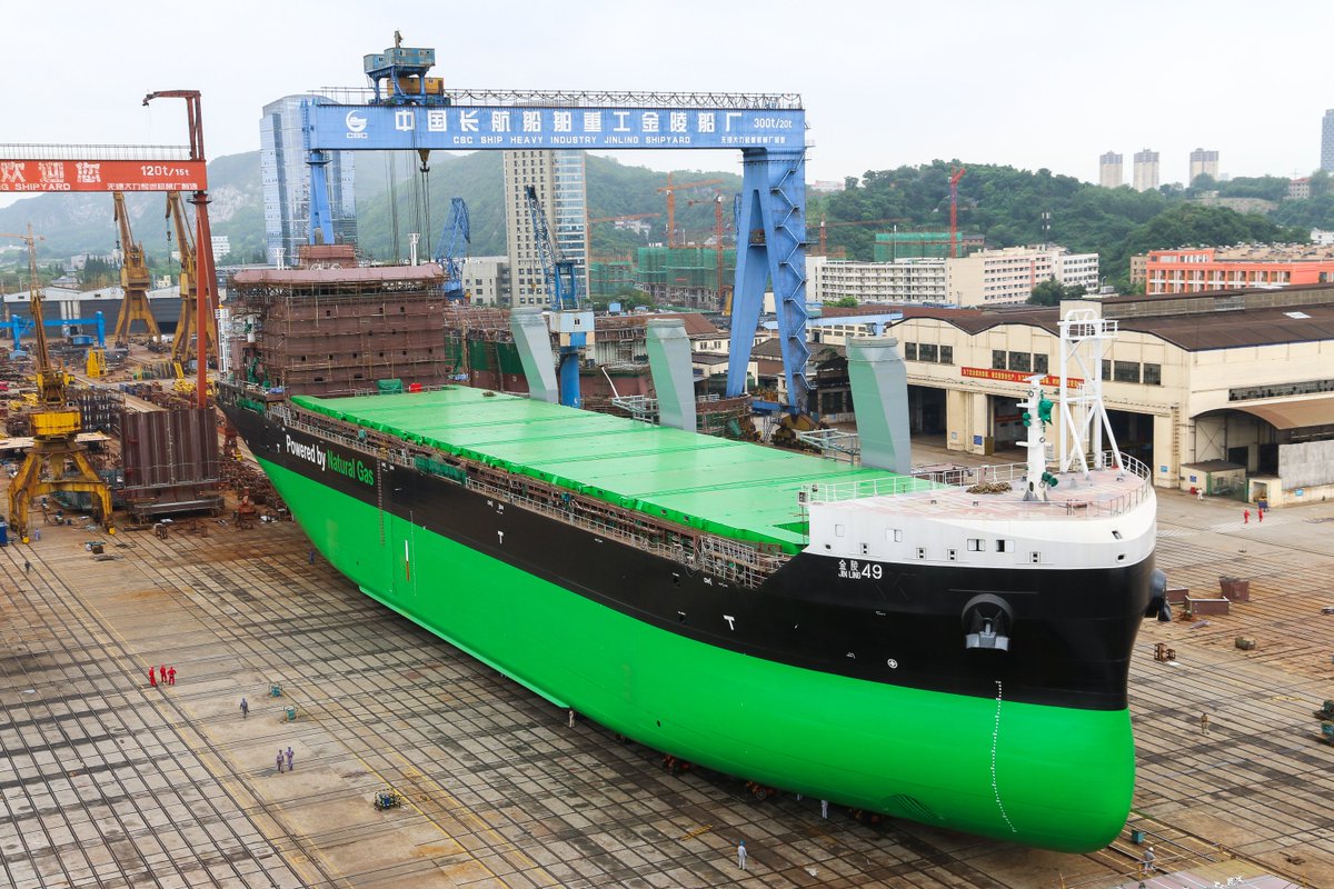 VesselFinder's tweet photo. ESL Shipping’s new eco-friendly dry cargo #vessel successfully launched
https://t.co/vERAyz3sGc #ESLShipping #Viiki #BulkCarrier #AspoPlc https://t.co/1aDFGCeDvL