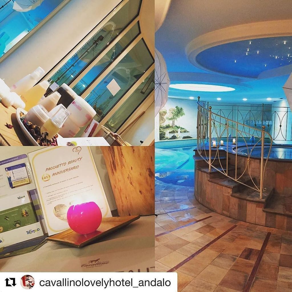 vitanovahotels's tweet photo. #Repost @cavallinolovelyhotel_andalo ・・・
Ci ha voglia di Un pomeriggio in #spa #piscina #idromassaggio #saunafinlandese #biosauna aromatica… https://t.co/Lth3HL2w0b