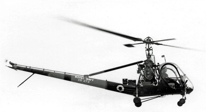 Hiller HT.1 of No 705 sqn at Stretton in 1953