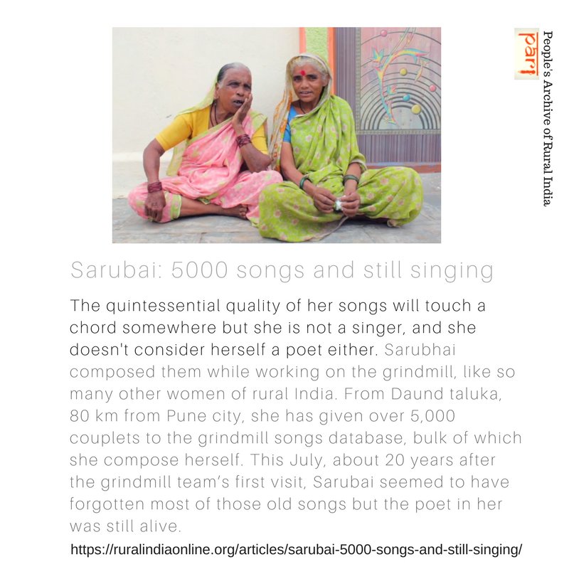 PARInetwork's tweet photo. Please forward our blurbs on Grindmill Songs Project on Whatsapp #RuralIndia #grindmill #womenatwork https://t.co/OY1HtAmBxB